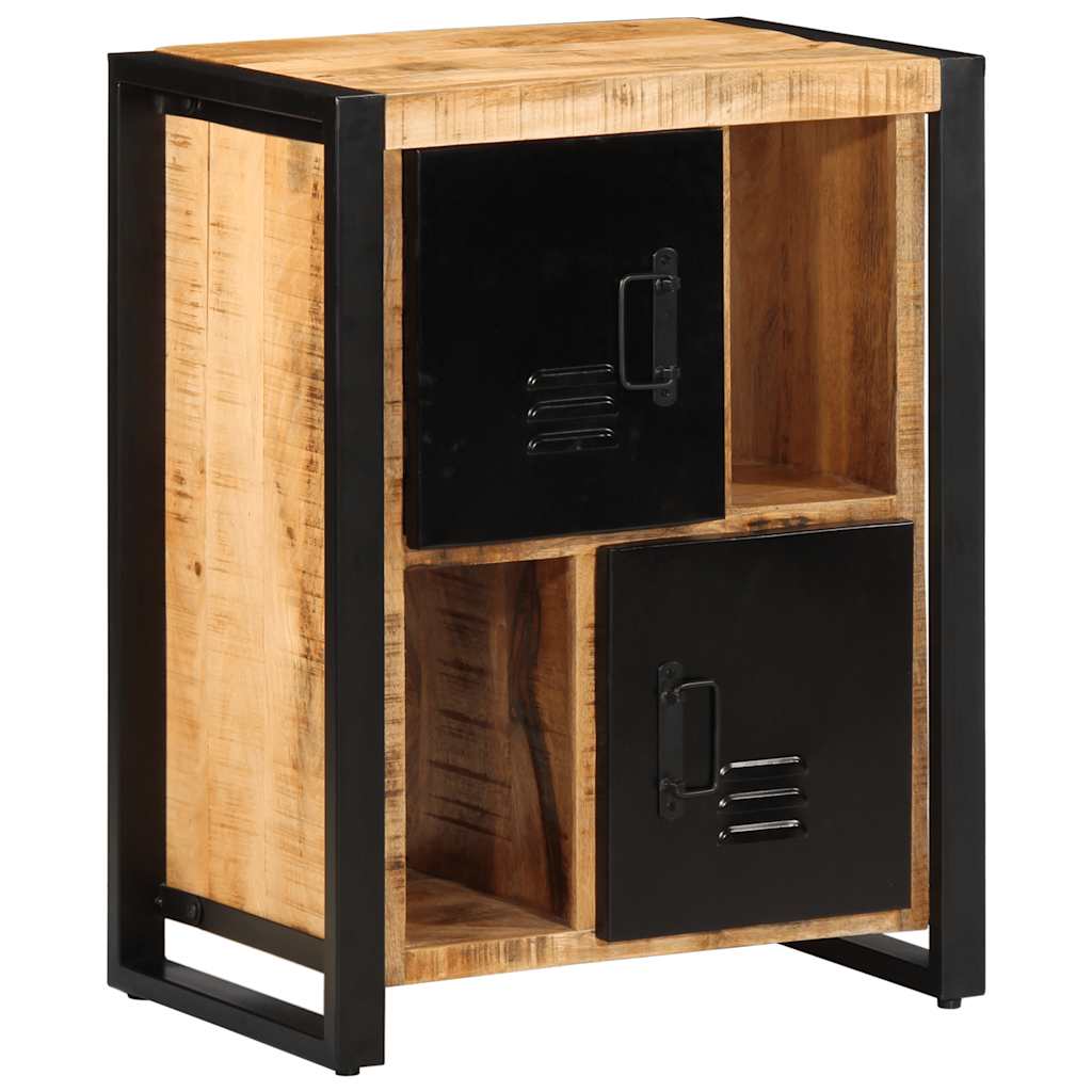 Příborník 55X35X70 Cm Masivní Hrubé Mangovníkové Dřevo