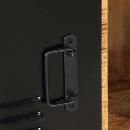 Příborník 55X35X70 Cm Masivní Hrubé Mangovníkové Dřevo