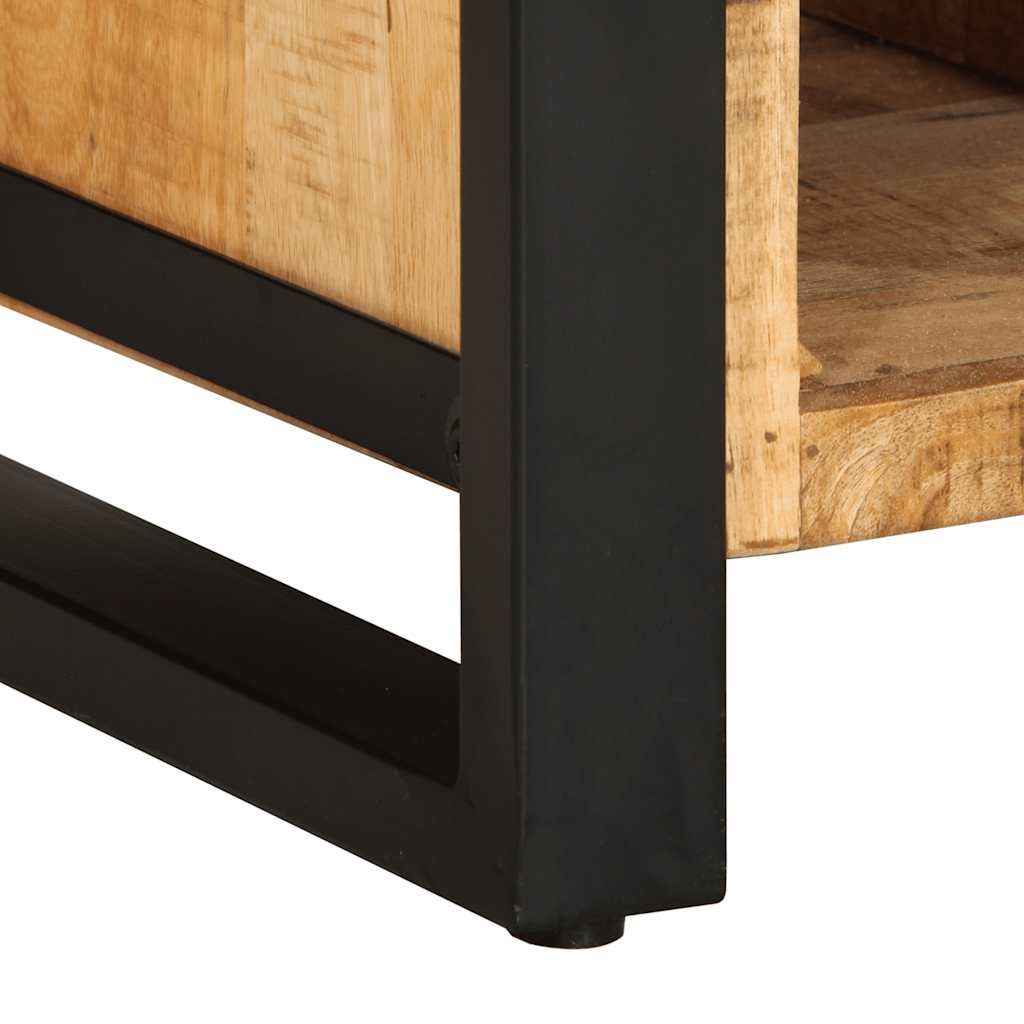 Příborník 55X35X70 Cm Masivní Hrubé Mangovníkové Dřevo