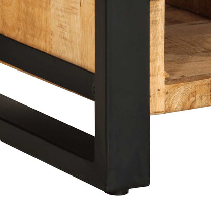 Příborník 55X35X70 Cm Masivní Hrubé Mangovníkové Dřevo