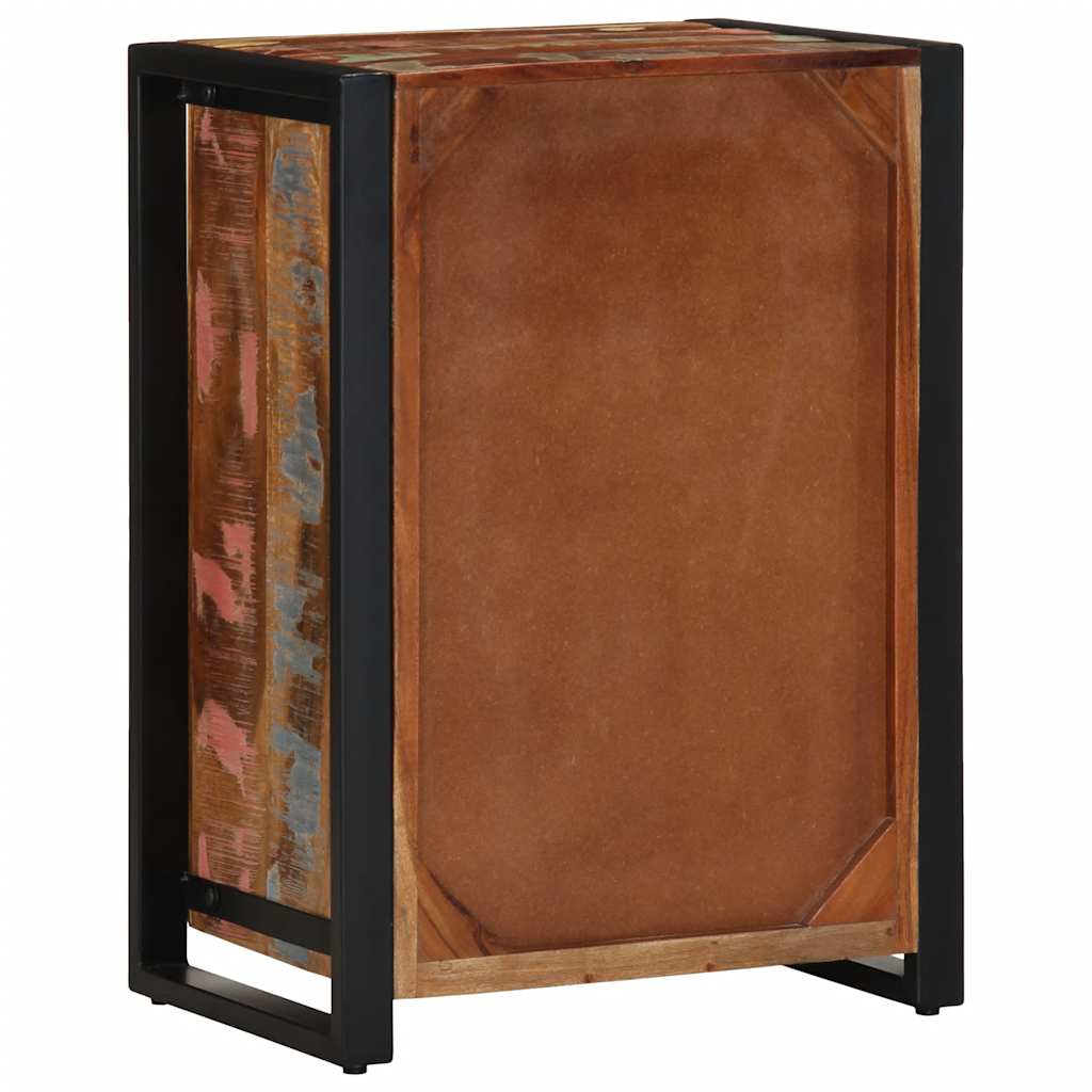 Zásuvková Skříňka Vícebarevná 50 X 35 X 70 Cm Masivní Dřevo Recyklované