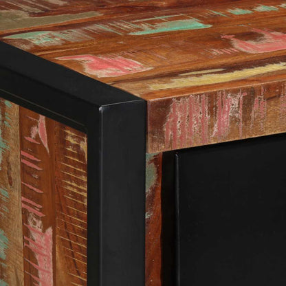 Zásuvková Skříňka Vícebarevná 50 X 35 X 70 Cm Masivní Dřevo Recyklované