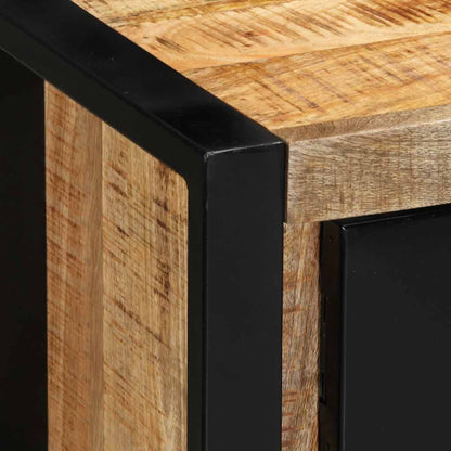 Tv Skříňka 100X30X35 Cm Masivní Hrubý Mangovník