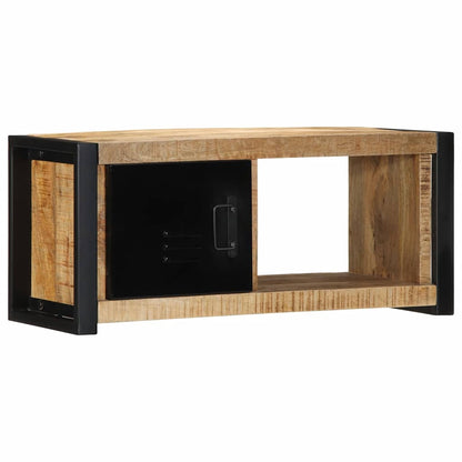 Tv Skříňka 80X30X35 Cm Masivní Hrubý Mangovník