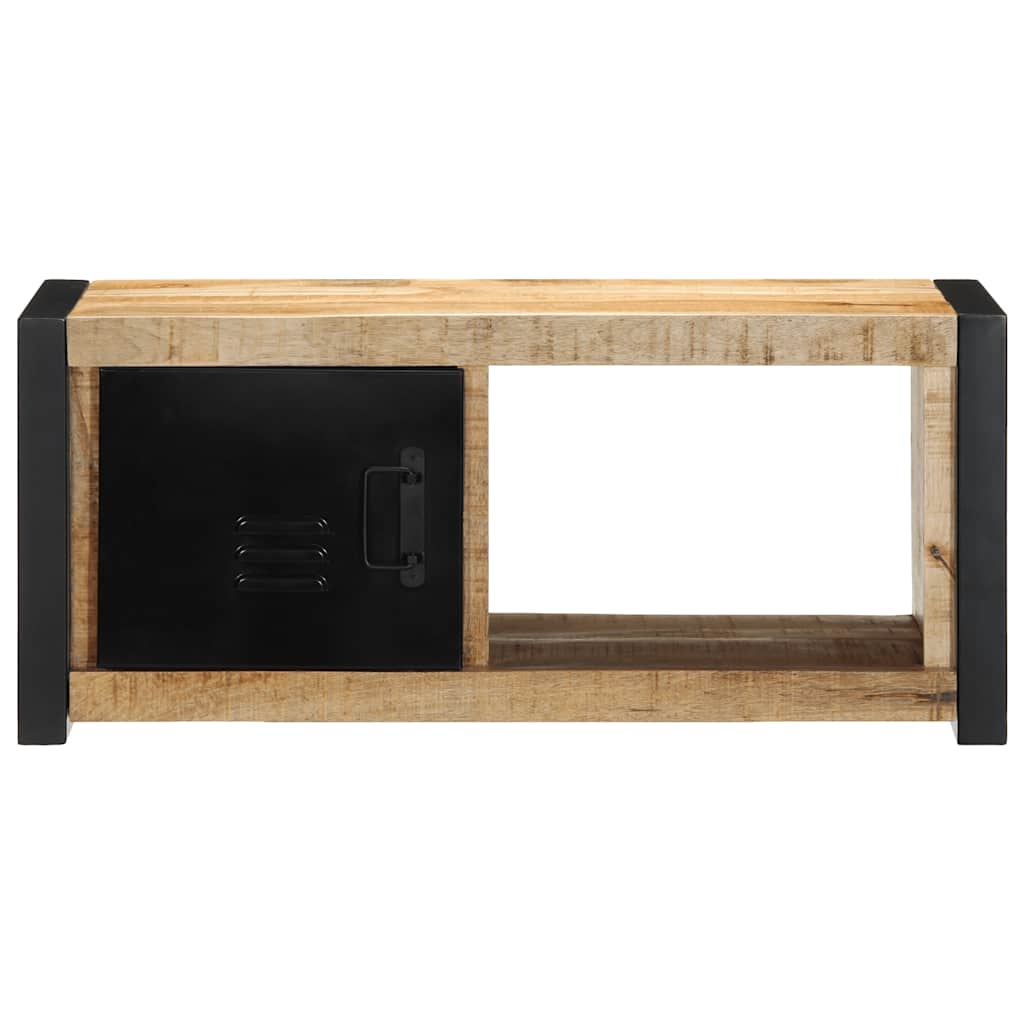 Tv Skříňka 80X30X35 Cm Masivní Hrubý Mangovník