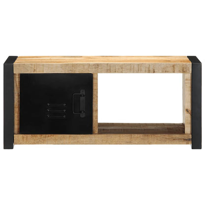 Tv Skříňka 80X30X35 Cm Masivní Hrubý Mangovník