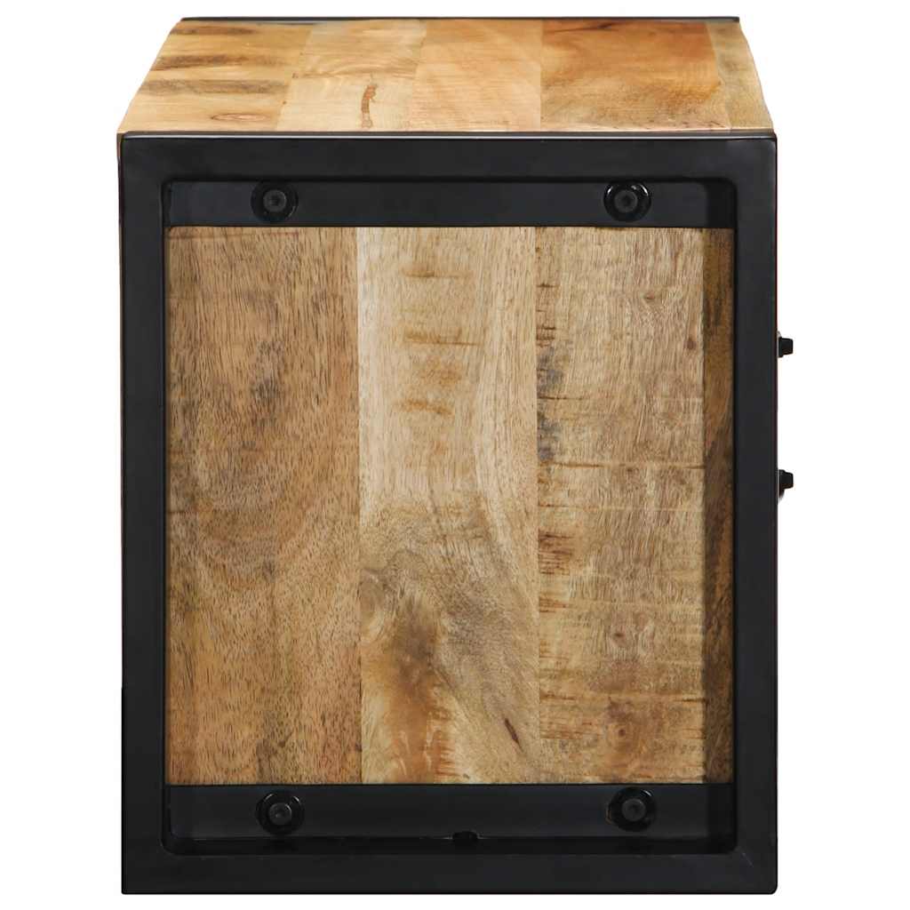 Tv Skříňka 80X30X35 Cm Masivní Hrubý Mangovník