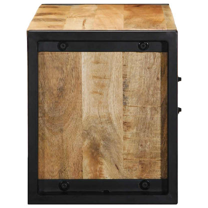 Tv Skříňka 80X30X35 Cm Masivní Hrubý Mangovník