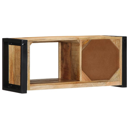 Tv Skříňka 80X30X35 Cm Masivní Hrubý Mangovník