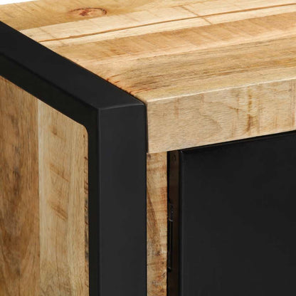 Tv Skříňka 80X30X35 Cm Masivní Hrubý Mangovník