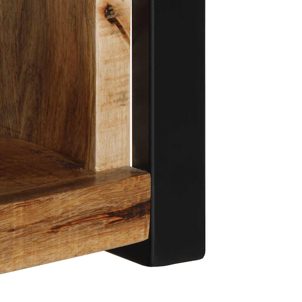 Tv Skříňka 80X30X35 Cm Masivní Hrubý Mangovník
