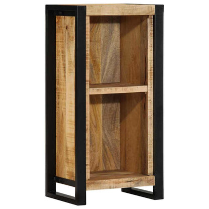 Noční Skříňka Hnědá 40 X 30 X 80 Cm Masivní Magnovníkové Dřevo