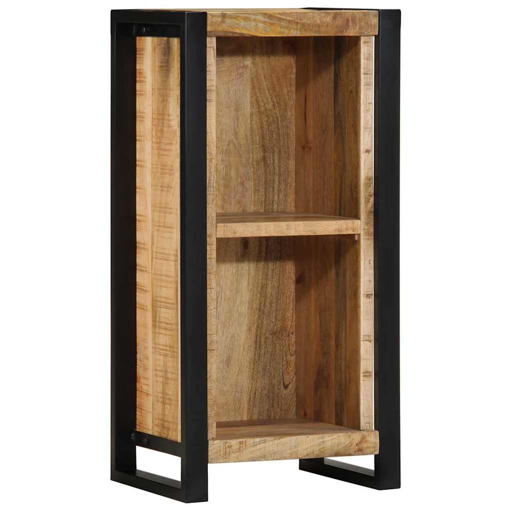 Noční Skříňka Hnědá 40 X 30 X 80 Cm Masivní Magnovníkové Dřevo