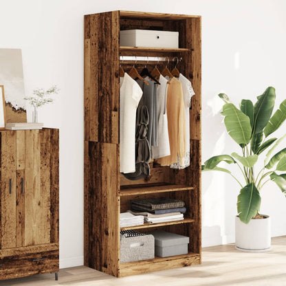 Šatní Skříň Old Wood Kompozitní Dřevo Staré Dřevo
