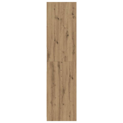 Šatní Skříň Dub Artisan 80 X 50 X 200 Cm Kompozitní Dřevo