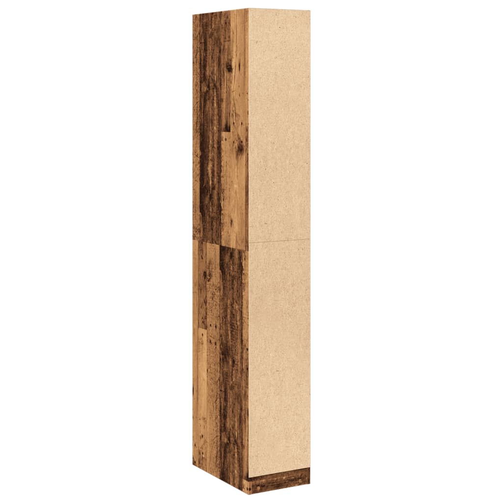 Šatní Skříň Old Wood Kompozitní Dřevo Staré Dřevo