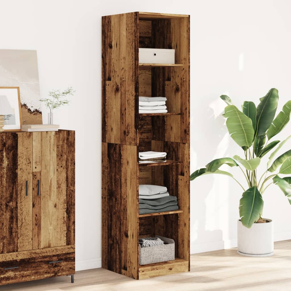 Šatní Skříň Old Wood Kompozitní Dřevo Staré Dřevo