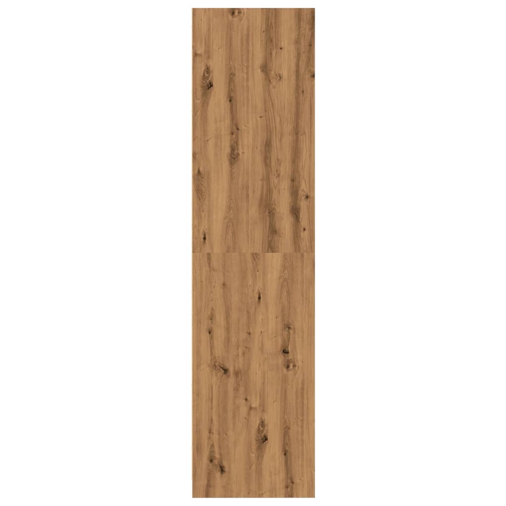 Šatní Skříň Dub Artisan 50 X 50 X 200 Cm Kompozitní Dřevo