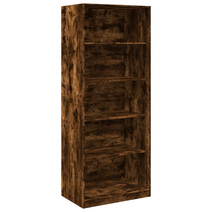 Šatní Skříň Kouřový Dub 80 X 50 X 200 Cm Kompozitní Dřevo