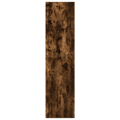 Šatní Skříň Kouřový Dub 80 X 50 X 200 Cm Kompozitní Dřevo