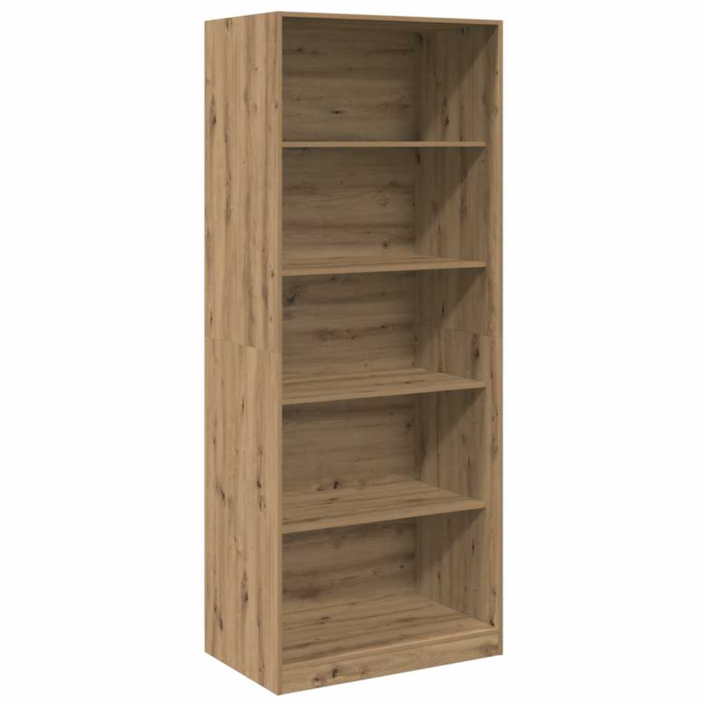 Šatní Skříň Dub Artisan 80 X 50 X 200 Cm Kompozitní Dřevo