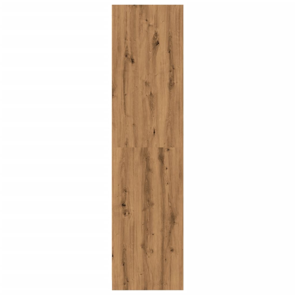 Šatní Skříň Dub Artisan 80 X 50 X 200 Cm Kompozitní Dřevo