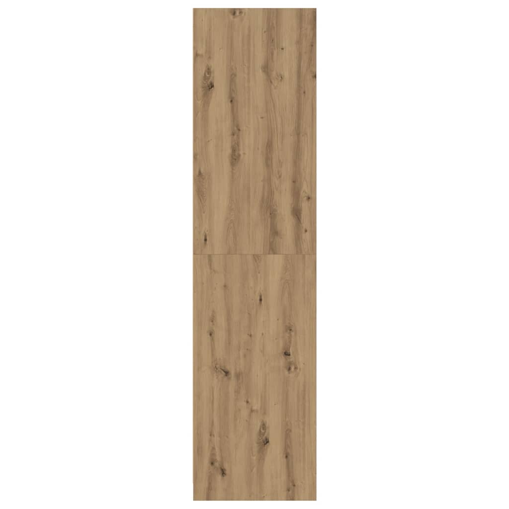 Šatní Skříň Dub Artisan 100 X 50 X 200 Cm Kompozitní Dřevo