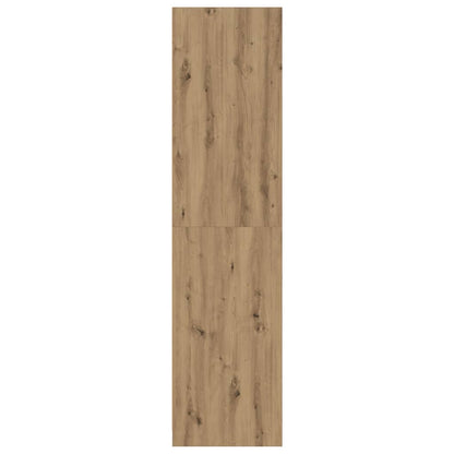 Šatní Skříň Dub Artisan 100 X 50 X 200 Cm Kompozitní Dřevo
