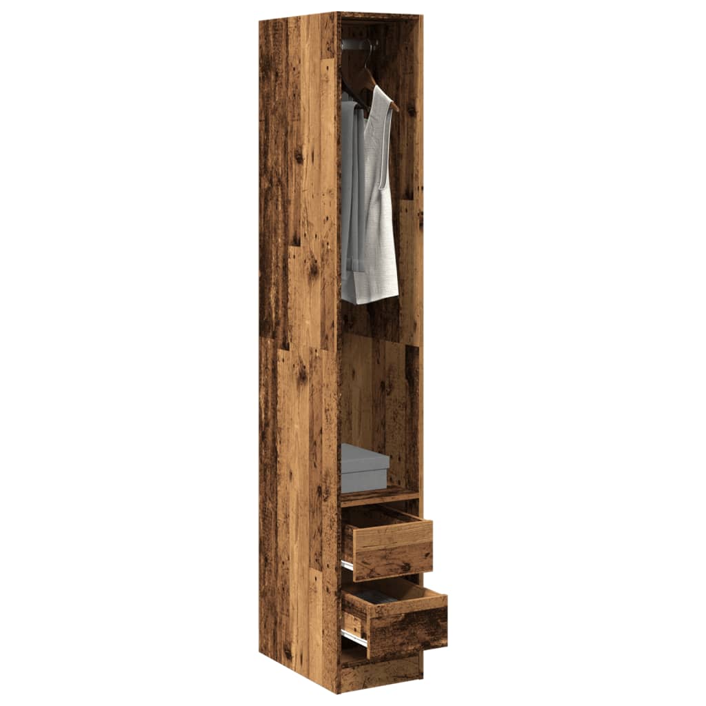Šatní Skříň Old Wood Kompozitní Dřevo Staré Dřevo