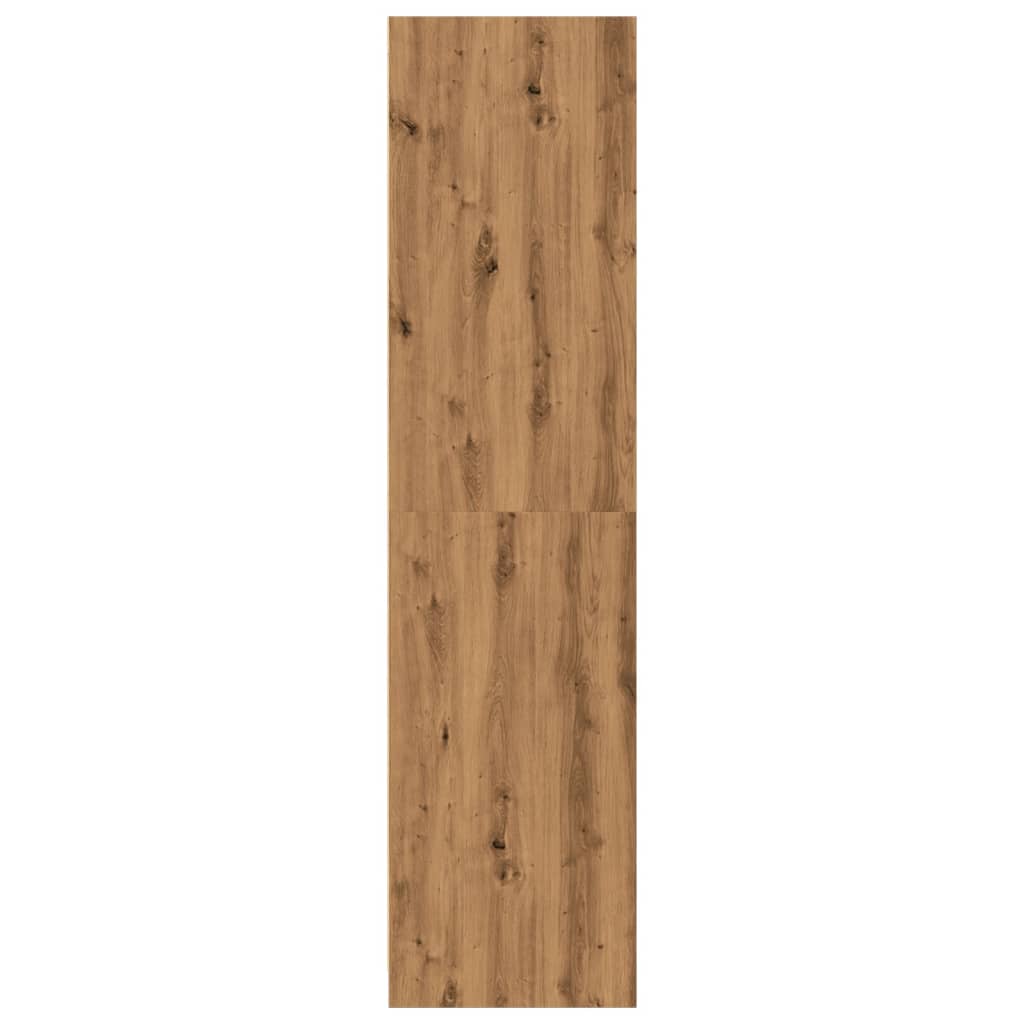 Šatní Skříň Dub Artisan 30 X 50 X 200 Cm Kompozitní Dřevo