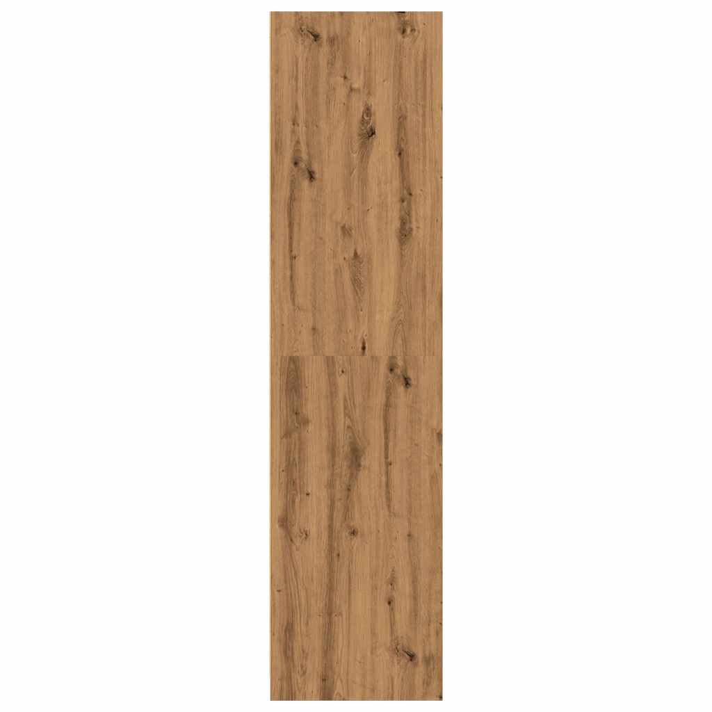 Šatní Skříň Dub Artisan 80 X 50 X 200 Cm Kompozitní Dřevo