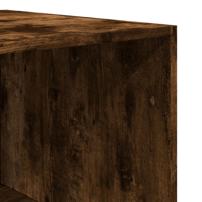 Šatní Skříň Kouřový Dub 100 X 50 X 200 Cm Kompozitní Dřevo