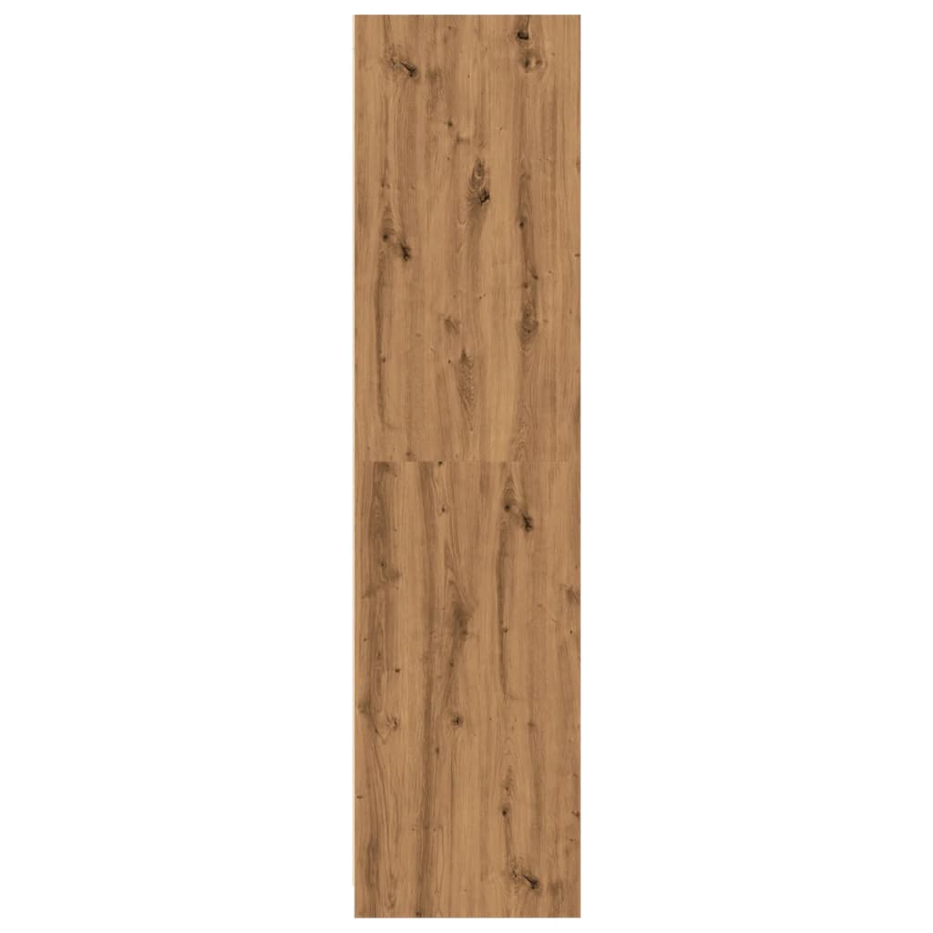 Šatní Skříň Dub Artisan 100 X 50 X 200 Cm Kompozitní Dřevo