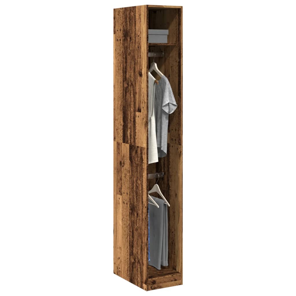 Šatní Skříň Old Wood Kompozitní Dřevo Staré Dřevo