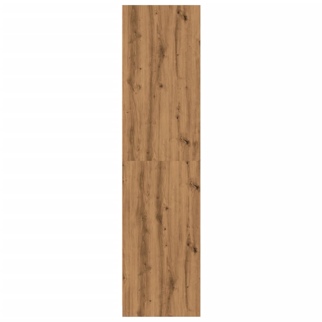 Šatní Skříň Dub Artisan 50 X 50 X 200 Cm Kompozitní Dřevo