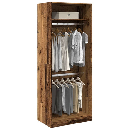 Šatní Skříň Old Wood Kompozitní Dřevo Staré Dřevo