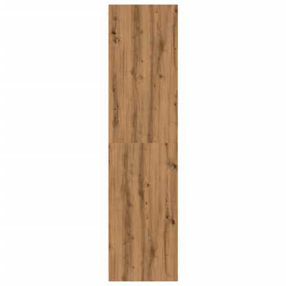 Šatní Skříň Dub Artisan 80 X 50 X 200 Cm Kompozitní Dřevo
