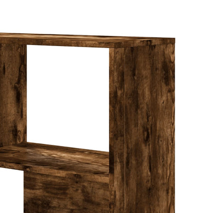 Rohová Knihovna 4Patrová 85 X 85 X 140 Cm Kompozit