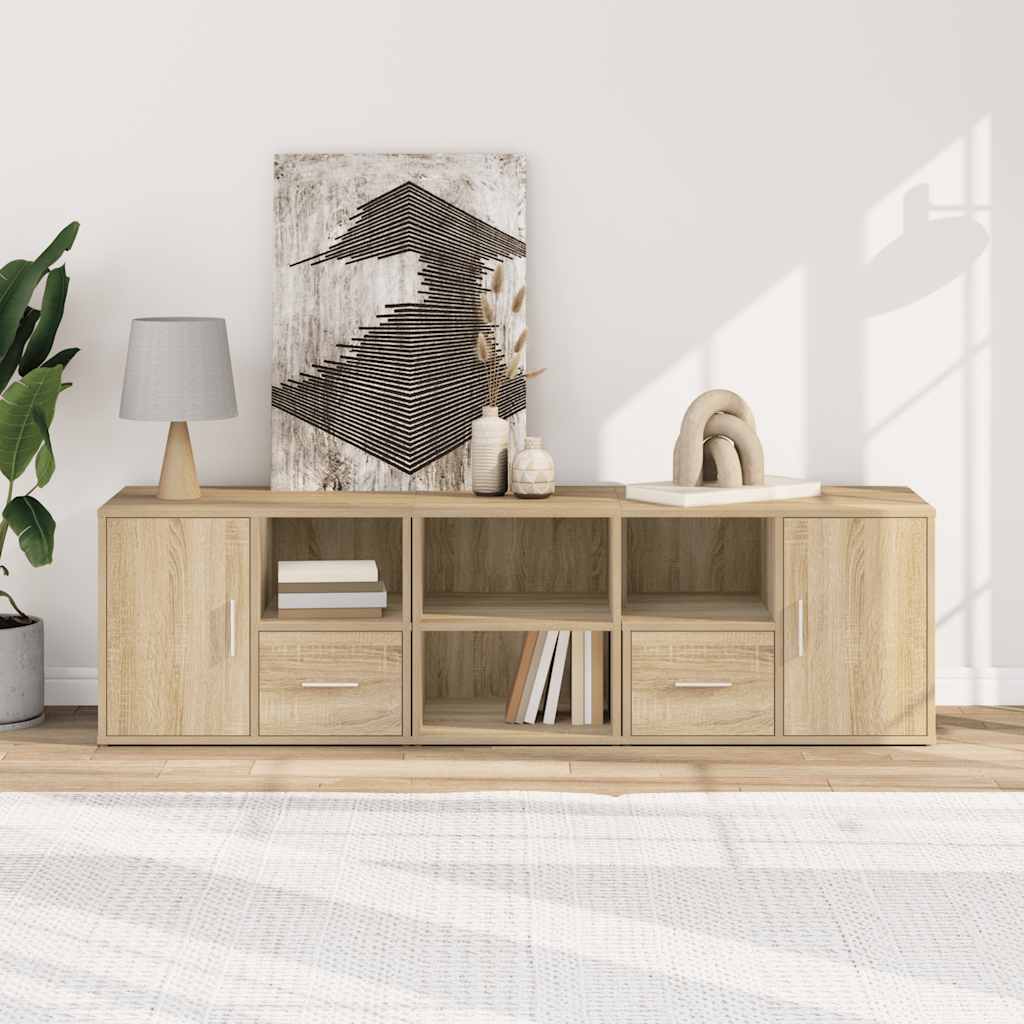 Rohová Skříňka 160 X 40 X 45 Cm Kompozitní Dřevo