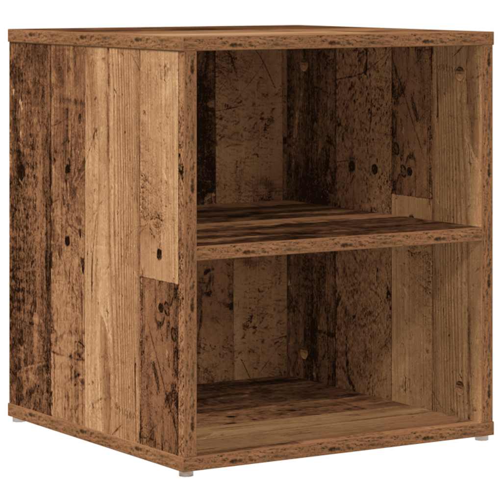 Rohová Skříňka Old Wood 160 X 40 X 45 Cm Kompozitní Dřevo