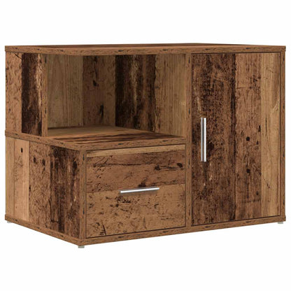 Rohová Skříňka Old Wood 160 X 40 X 45 Cm Kompozitní Dřevo
