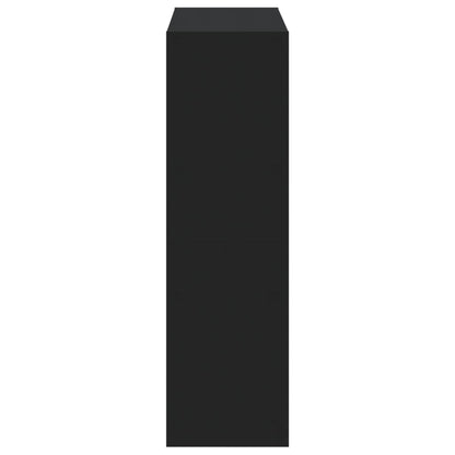 Knihovna Černá 102 X 32 X Kompozitní Dřevo Černá