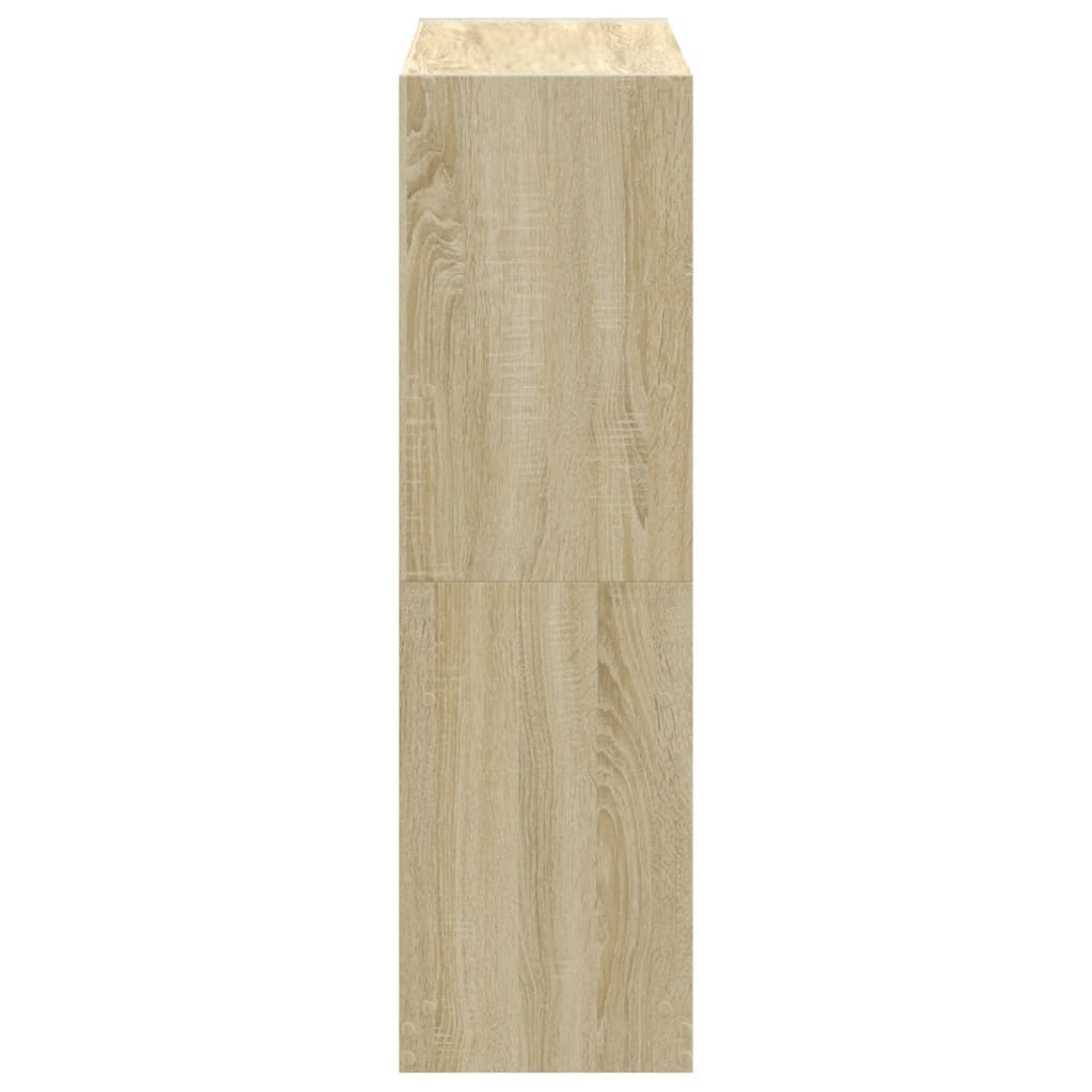 Knihovna 102 X 32 X Kompozitní Dřevo Dub Sonoma