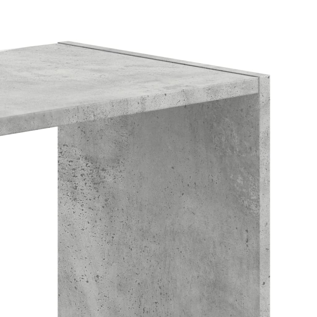 Knihovna Betonově Šedá 102 X 32 X Kompozitní Dřevo Betonová Šedá