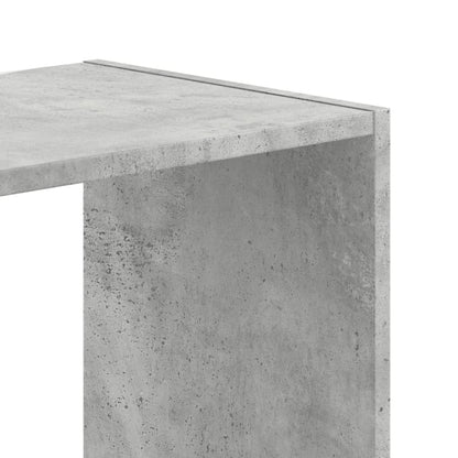 Knihovna Betonově Šedá 102 X 32 X Kompozitní Dřevo Betonová Šedá