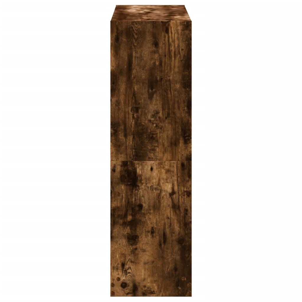 Knihovna 102 X 32 X Kompozitní Dřevo Kouřový Dub