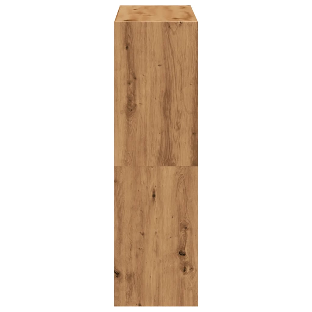 Knihovna Dub Artisan 102 X 32 X 108 Cm Kompozitní Dřevo