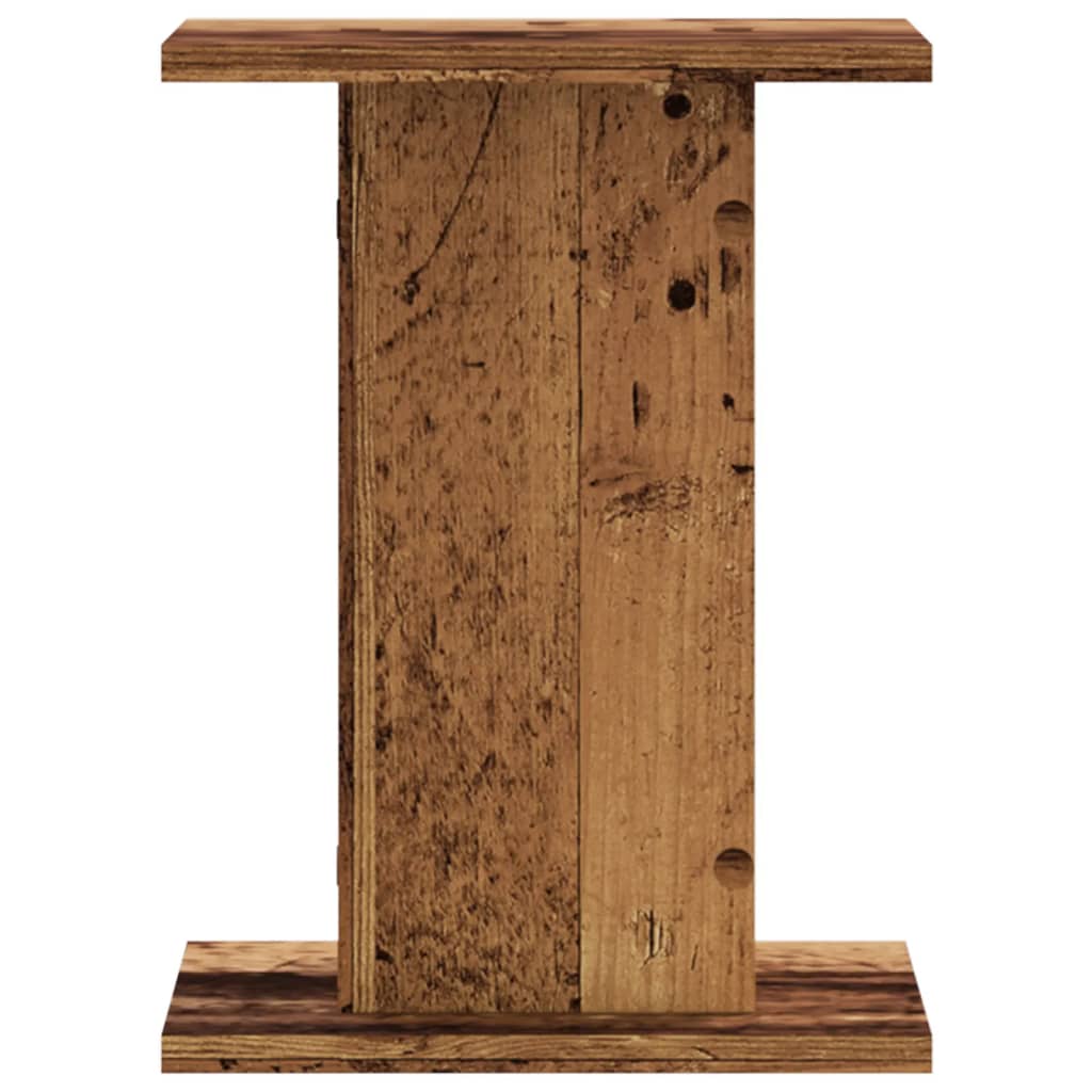 Stojany Na Rostliny 2 Ks Old Wood 30X30X40 Cm Kompozitní Dřevo