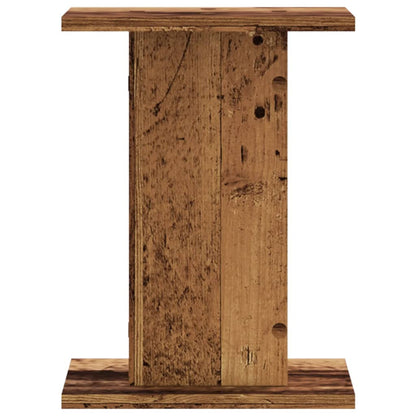 Stojany Na Rostliny 2 Ks Old Wood 30X30X40 Cm Kompozitní Dřevo