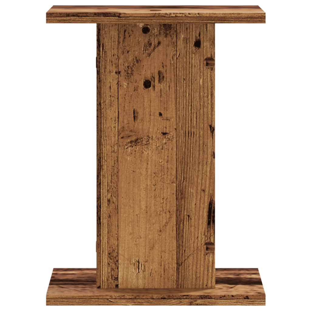 Stojany Na Rostliny 2 Ks Old Wood 30X30X40 Cm Kompozitní Dřevo